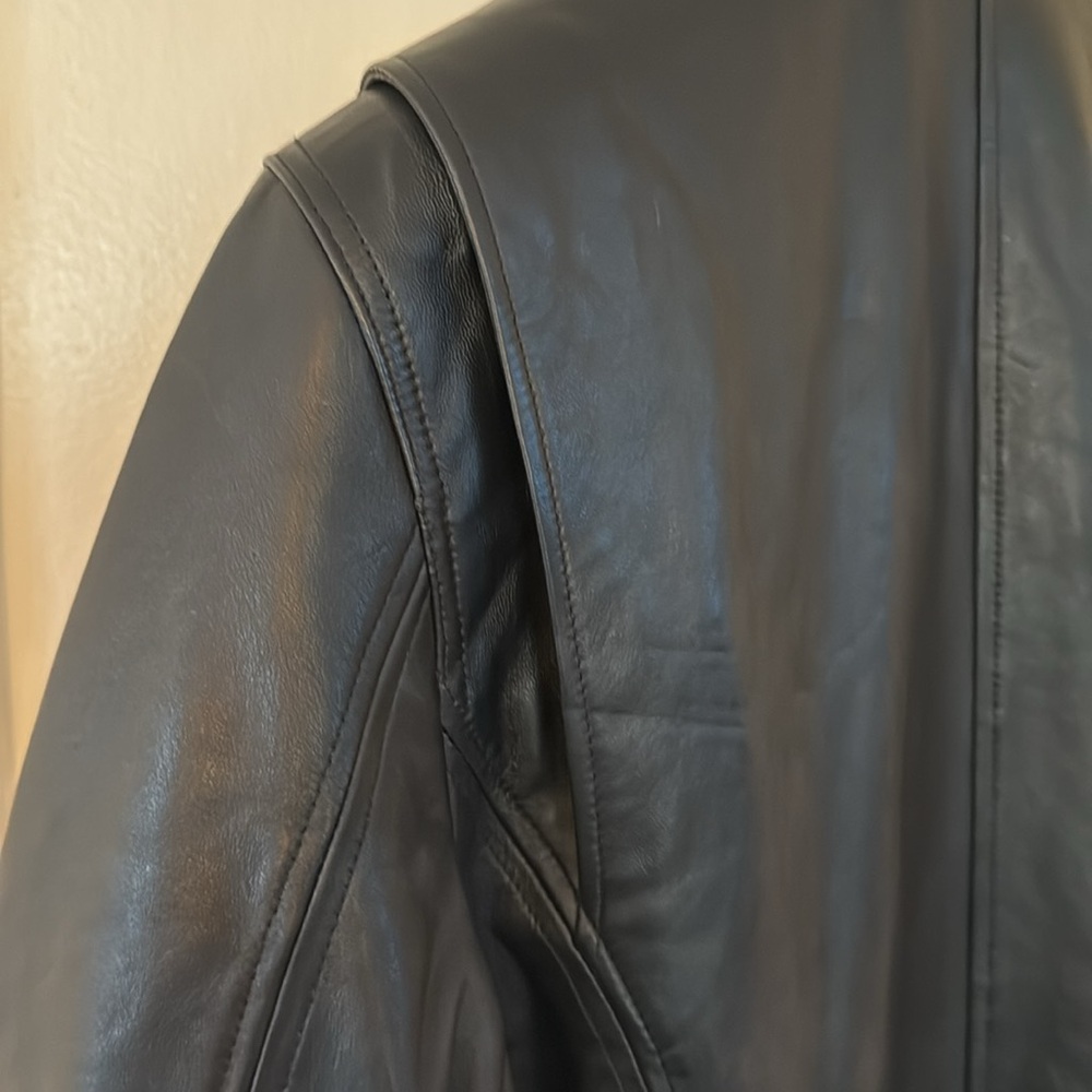 Michael Kors Leather Jacket - Picture 3 of 11